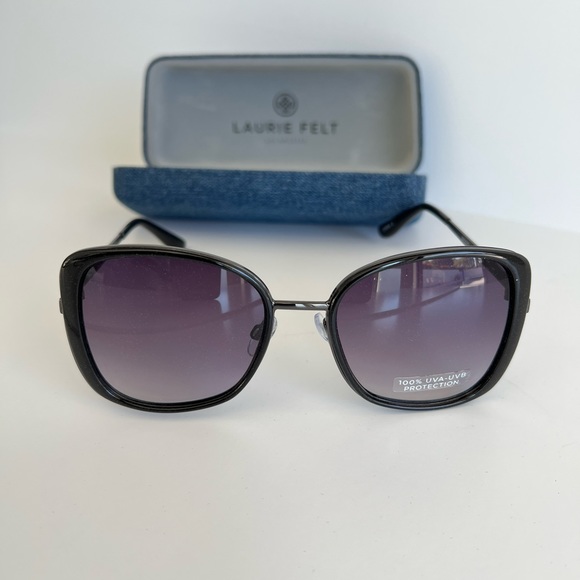 Laurie Felt Sunglasses - New in Case with Cloth - Picture 3 of 4
